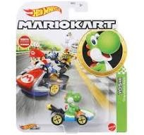 Hot Wheels Mario Kart Yoshi in Pipe Frame Kart